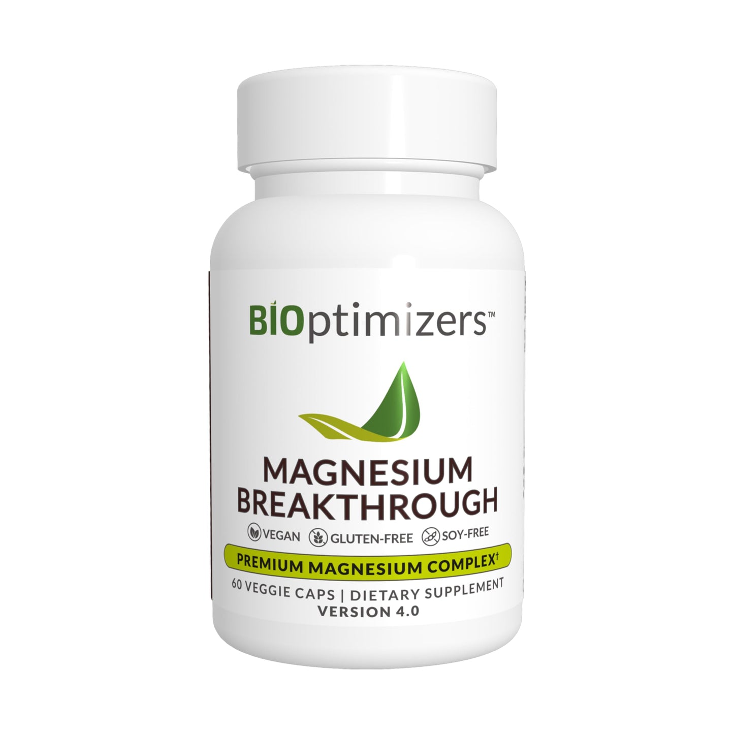 BIOptimizers Magnesium Breakthrough Supplement 4.0 - 7-in-1 Magnesium Complex for Calm, Sleep & Energy