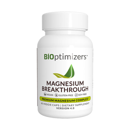 BIOptimizers Magnesium Breakthrough Supplement 4.0 - 7-in-1 Magnesium Complex for Calm, Sleep & Energy