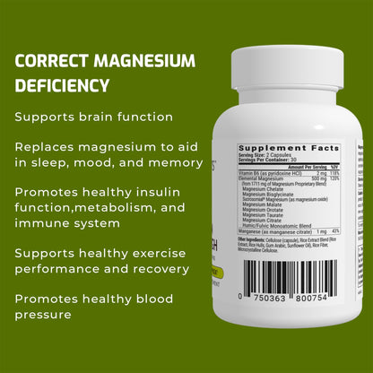 BIOptimizers Magnesium Breakthrough Supplement 4.0 - 7-in-1 Magnesium Complex for Calm, Sleep & Energy