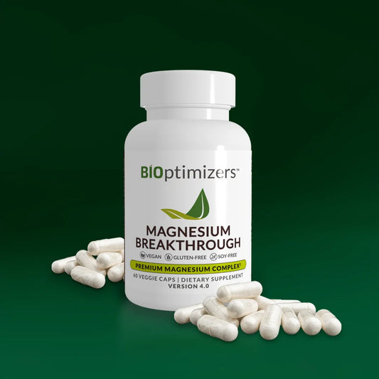 BIOptimizers Magnesium Breakthrough Supplement 4.0 - 7-in-1 Magnesium Complex for Calm, Sleep & Energy